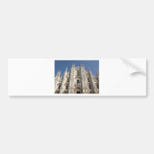 Duomo di Milano gothic cathedral church, Milan Bumper Sticker