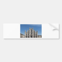 Duomo di Milano gothic cathedral church, Milan Bumper Sticker