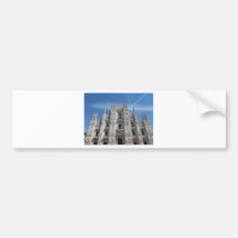 Duomo di Milano gothic cathedral church, Milan, It Bumper Stickers