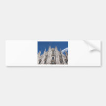 Duomo Milano Gothic Cathedral Church Milan Italy Bumper Stickers