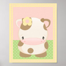 Dupe la copie d'art de MOO-Vache Affiche