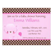 Dupe l'invitation de baby shower de fille de lion
