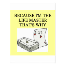 duplicate bridge expert joke postcards