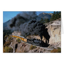 Durango and Silverton Railroad, No. 481, Bear Cree Greeting Card