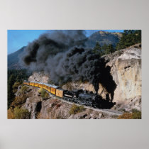 Durango and Silverton Railroad, No. 481, Bear Cree Posters