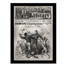 Durango Dave - Beadle's Half Dime Library 1904 Post Card