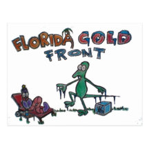 Durante and Friends in Florida Cold Front Postcards