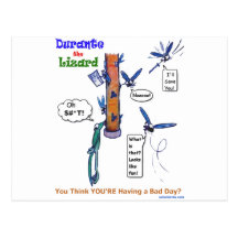 Durante's Bad Day Postcard