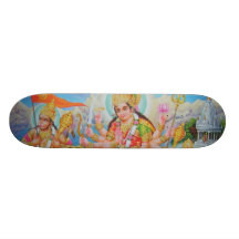 durga_hanuman_skanda skate board