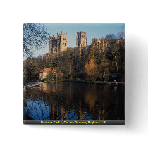 Durham Castle, County Durham, England, U.K. Pinback Buttons
