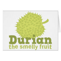 Durian the smelly fruit cards