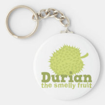 Durian the smelly fruit keychain