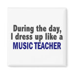 During The Day I Dress Up Like A Music Teacher