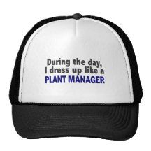 During The Day I Dress Up Like A Plant Manager Mesh Hats