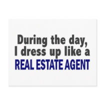 During The Day I Dress Up Like A Real Estate Agent