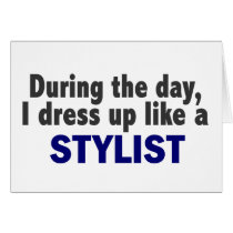 During The Day I Dress Up Like A Stylist