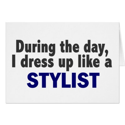During The Day I Dress Up Like A Stylist by professiongifts