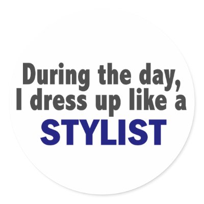 During The Day I Dress Up Like A Stylist by professiongifts