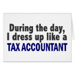 During The Day I Dress Up Like A Tax Accountant cards