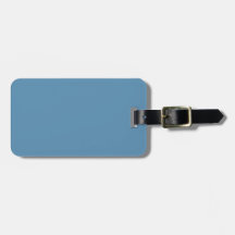 Dusk Blue Trend Color Customized Template Blank Tag For Bags