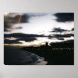 Dusk on the Promenade Poster