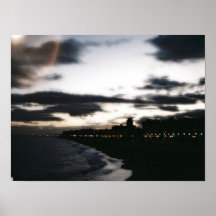 Dusk on the Promenade Poster