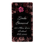 Dusk Romance Shipping Label v5 Vertical