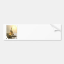 Dusk Sailing Bumper Sticker