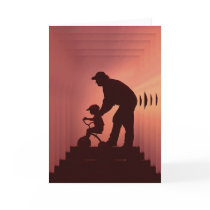 Dusk SIlhouette Card for Fathers Day