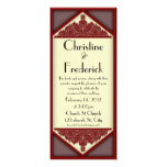 Dusky Pink Vintage, 4"x9.25" invitation