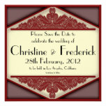 Dusky Pink Vintage, save the date announcement