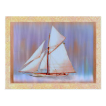 Dusky Sails postcard