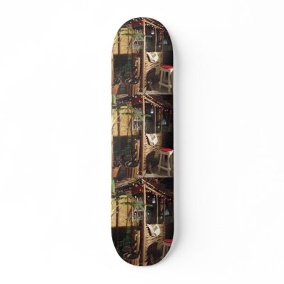 Dusstilldaan custom-made skateboard (tiki-bar) by dusstilldaan