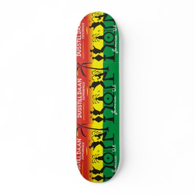 Dusstilldaan logo custom skateboard by dusstilldaan
