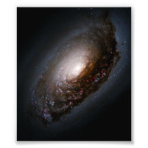 Dust Band Around the Black Eye Galaxy Nucleus Photo Art