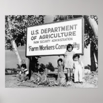 Dust Bowl Children Posters