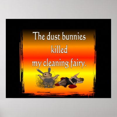 Dust bunnies killed my cleaning fairy by SusansZooCrew