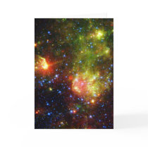 Dusty death of a massive star greeting cards