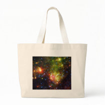 Dusty death of a massive star tote bag