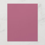 Dusty Mauve Pink Flyer