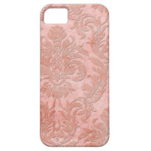 Dusty Pink On Pink Damask iPhone Case iPhone 5 Covers
