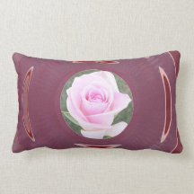 Dusty Pink Rose American Mojo Pillow
