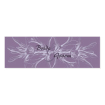 Dusty Purple Floral Save the Date