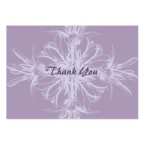 Dusty Purple Floral Thank You
