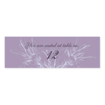 Dusty Purple Wedding Table Cards