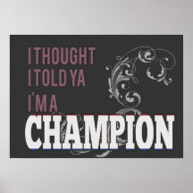 Dutch and a Champion Print