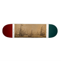 Dutch Battle Ships 7 3/4" skateboard deck