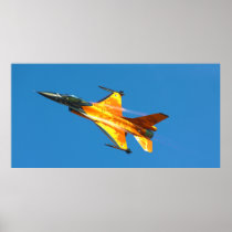 Dutch F-16 Fighting Falcon Jet Airplane Posters