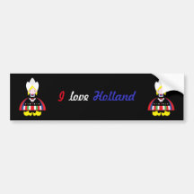 Dutch girl bumper sticker
