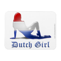 Dutch Girl Flag Flexible Magnet
